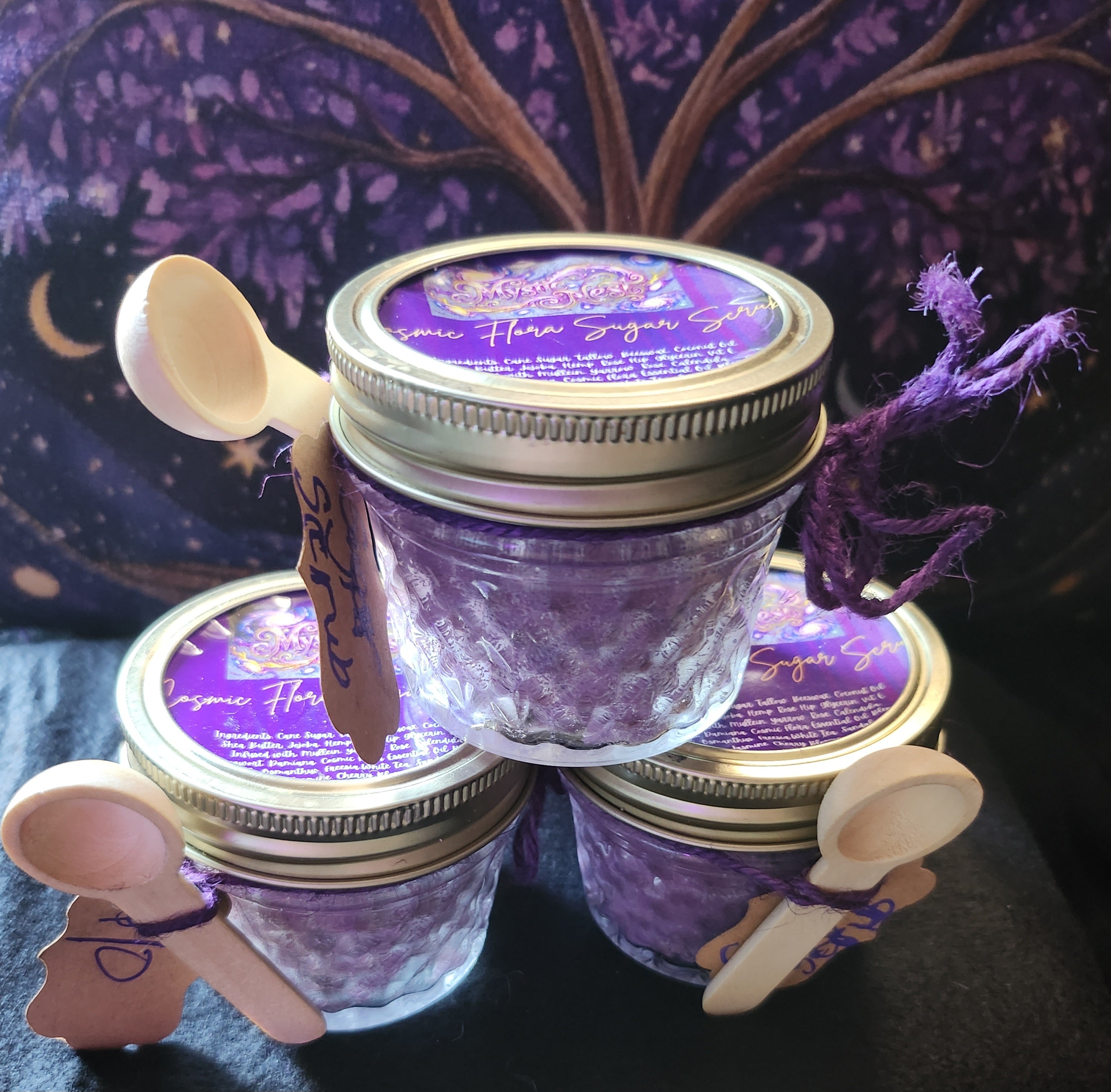 Cosmic Flora Sugar Scrub (4 oz)
